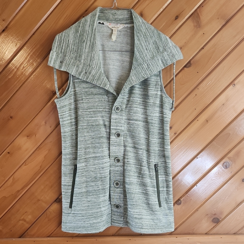 Matilda Jane Womens Green Out The Door Vest Size Medium